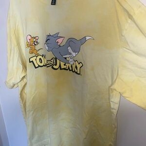 Tom and Jerry Kids Yellow T-Shirt